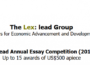 lexlead annual essay competition 2019 jobsandschools