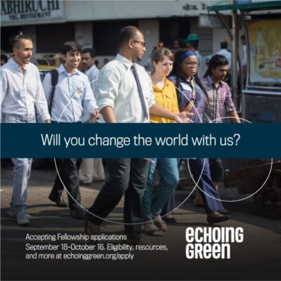 echoing green fellow jobsandschools