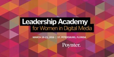 poynter leadership academy women in digital media