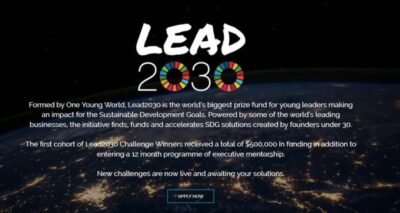 one young world lead2030 jobsandschools