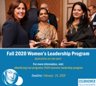 Eisenhower Fellowships’ Women Leadership Program 2020