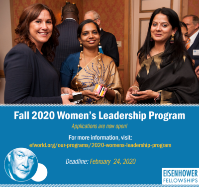 Eisenhower Fellowships’ Women Leadership Program 2020