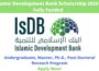 isdb islamic scholarship