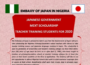 japanese-government-mext-scholarship-teacher-training-program-2020