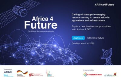 Airbus Bizlab Africa4Future Aerospace Accelerator Program 2020 for African Startups