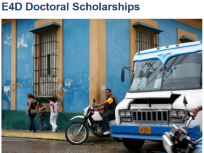 Engineering for Development (E4D) Doctoral Scholarships 2020 Zurich Switzerland