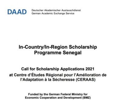 DAAD CERAAS Masters and PhD Scholarships 2020 for Sub-Saharan African Students