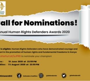 The Human Rights Defenders Award