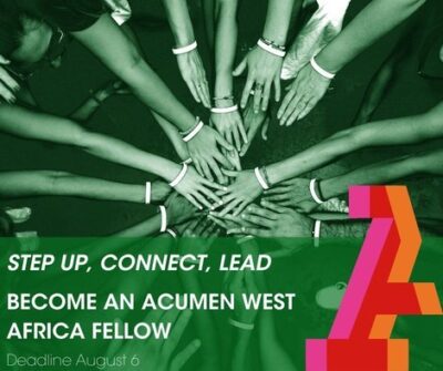 Acumen West Africa Fellows Program 2021