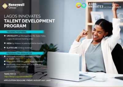 Lagos Innovates Talent Development Program