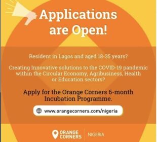 Orange Corners Nigeria Business Incubation Programme 2020