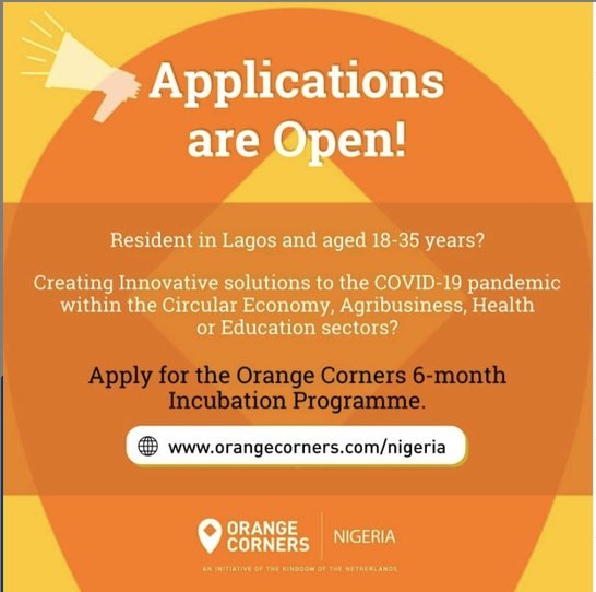 Orange Corners Nigeria Business Incubation Programme 2020