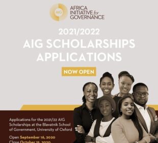 Africa Initiative for Governance (AIG) Scholarships