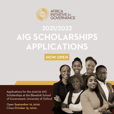 Africa Initiative for Governance (AIG) Scholarships