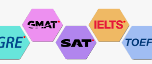 IELTS classes, GMAT classes, GRE classes, SAT classes and TOEFL classes