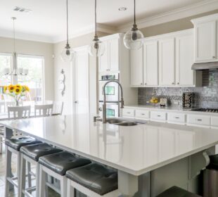 kitchen and dining area chef house home